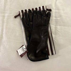 Henri Bendel Leather Gloves